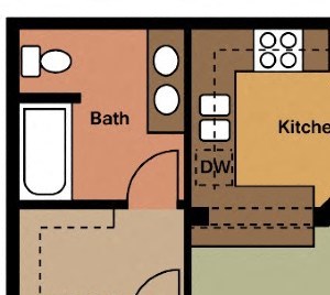 2 Bedroom 2 Bath